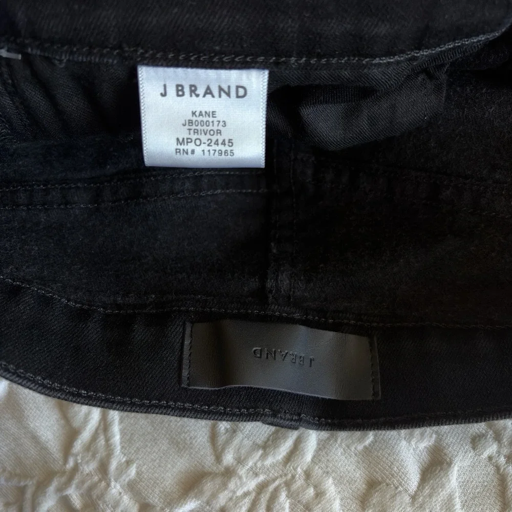 J Brand Trivor Slim Fit Jeans Men 31 x 32.5 Inseam Black Pants NWT New